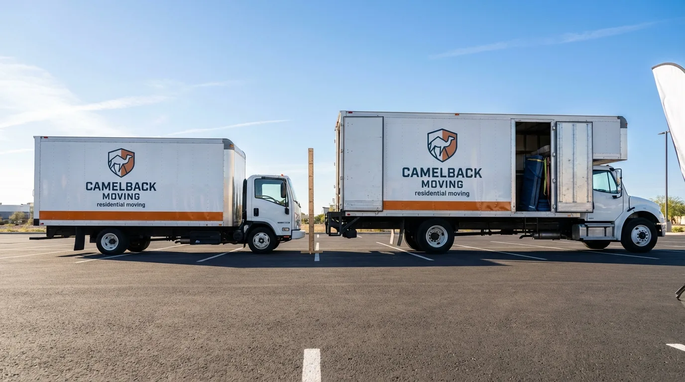 Moving truck size capacity guide in Emmetsburg